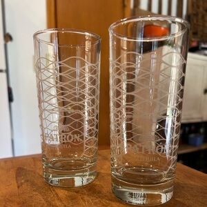 Patron Tequila Clear Highball Glass Set